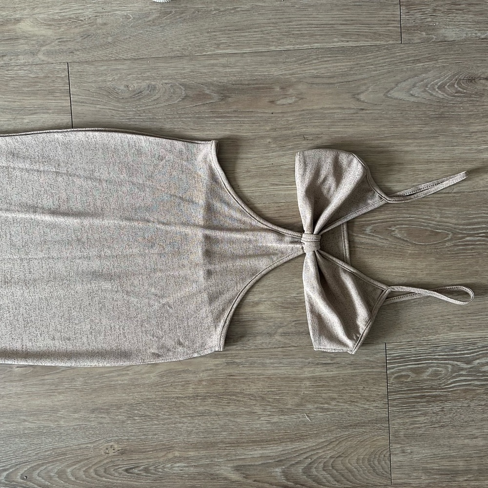 Elegant Beige Dress